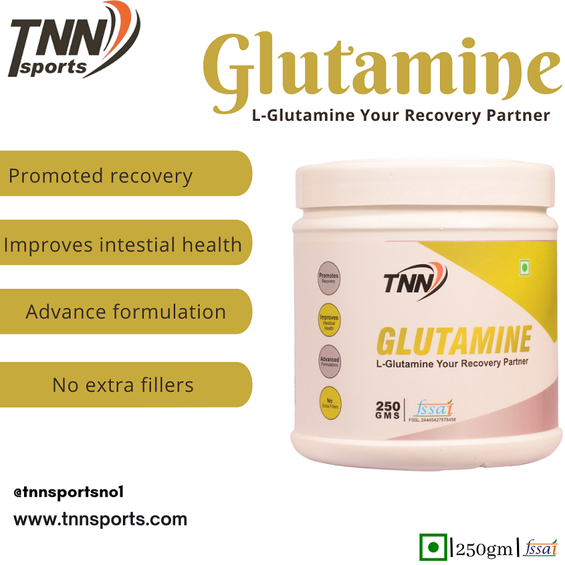 Glutamine Powder | Glutamine Supplement for Men & Women | Unflavoured - 250 Grams, Glutamine Recovery || Glutamine Powder After Workout