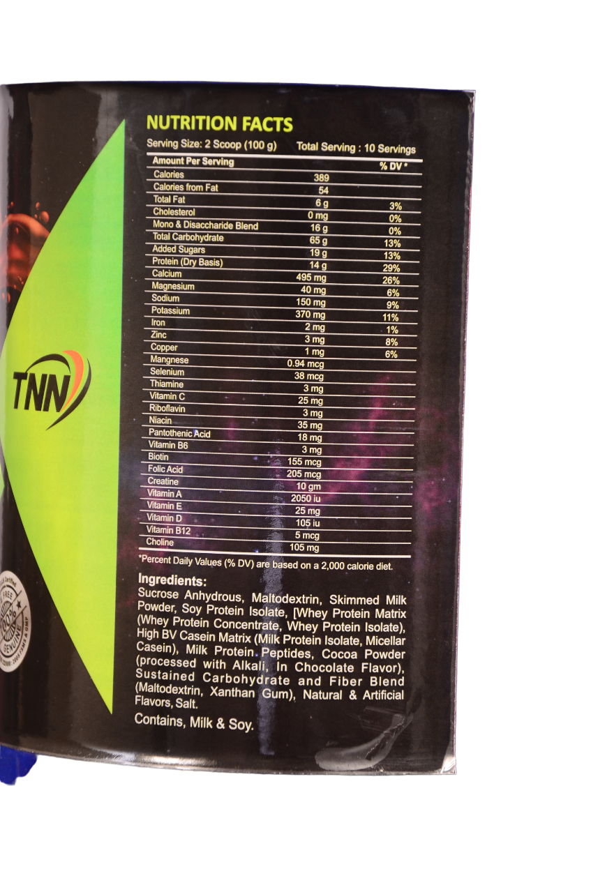 High Protein Muscle Mass Gainer 1KG Powder