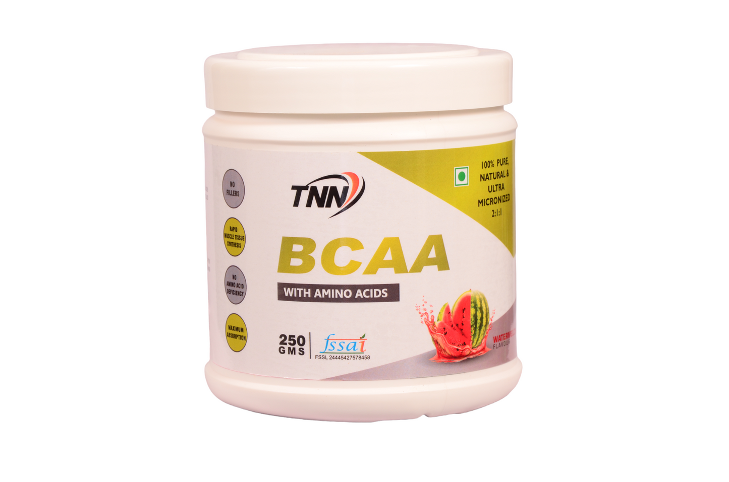BCAA 5000mg Supplement for Men & Women with Ideal 2:1:1 Ratio | BCAA Powder for Muscle Growth & Muscle Recovery - MultiFlavour