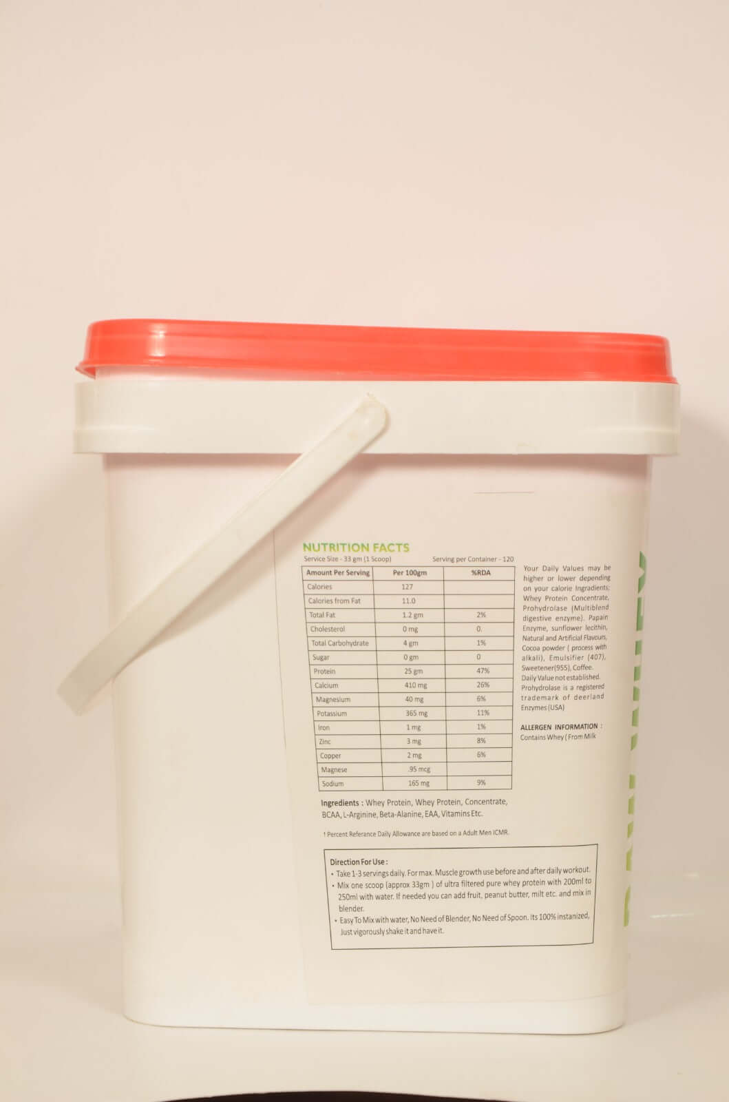 Raw Whey Protein Powder 4KG